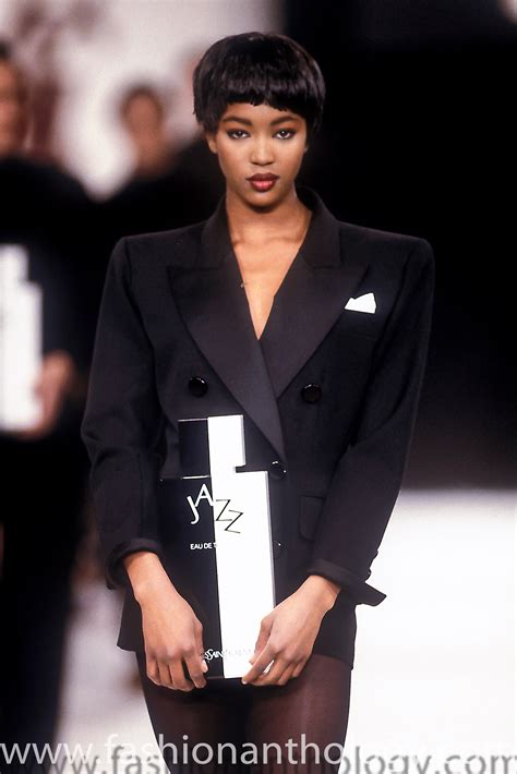 naomi campbell yves saint laurent|naomi campbell influence on fashion.